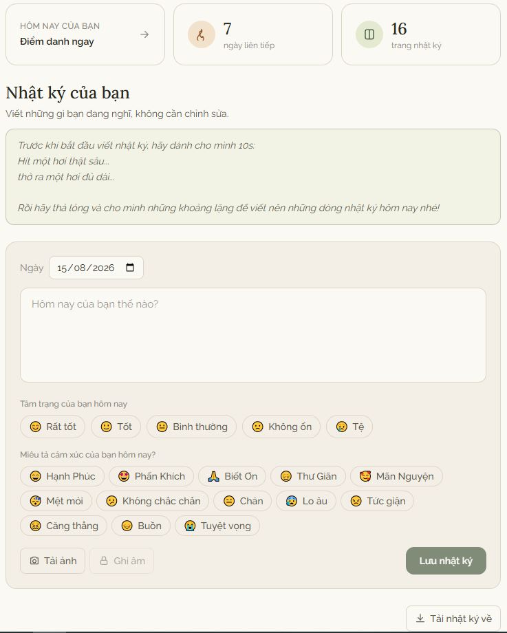 Viết nhật ký